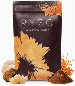 Instant Mushroom Coffee with MCT Oil – 6 Adaptogenic Mushroom Blend (Lion’s Mane) – 30 Servings