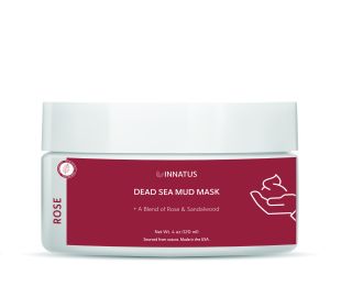 Dead Sea Mud Mask with Rose Oil â€“ 4oz Detoxifying & Purifying Face Mask â€“ Infused with Lemon & Sandalwood Oils for Acne Control & Skin Hydration