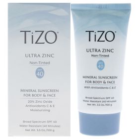 Ultra Zinc SPF 40 Mineral Sunscreen, Face & Body