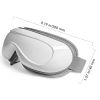 Eye Massager with Heat & Remote, Heated Eye Massage Mask with 5 Modes and Bluetooth Music, 180Â° Foldable Eye Care Massager for Eye Strain, Dry Eyes