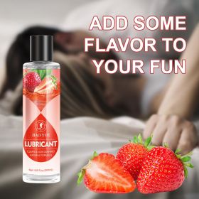 Water-Based Lube â€“ Personal Lubricant for Men, Women & Couples, Travel Size, Non-Staining, Easy Clean-Up, Toy-Safe, Safe for Anal Sex (200ml: Strawberry)