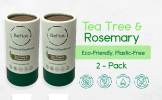 BeNat All Natural Plastic-Free Deodorant 3oz - Aluminum-Free Eco-Friendly Stick for Men & Women