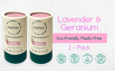 BeNat All Natural Plastic-Free Deodorant 3oz - Aluminum-Free Eco-Friendly Stick for Men & Women