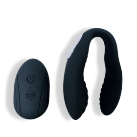 Hestia â€“ Lightweight U-Shaped Vibrator, G-Spot Clitoral Vibe (Color: black)