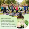Soursop Liquid contains black seeds, moringa, and turmeric, and is beneficial for digestion and gut health, as well as providing antioxidants